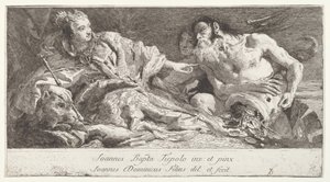 Wenecja odbiera hołd Neptuna autorstwa after Giovanni Battista Tiepolo Giovanni Domenico Tiepolo