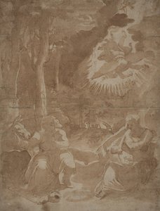 Odpocznij w locie do Egiptu autorstwa after Girolamo Muziano
