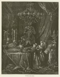 Fatima i Anna autorstwa Gustave after Dore