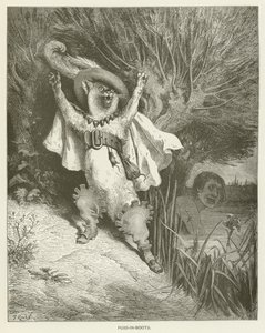 Kot w butach autorstwa Gustave after Dore