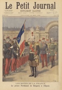 Królewscy goście we Francji: Książę Ferdynand Bułgarii w Pałacu Elizejskim autorstwa after Henri Meyer