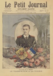 Królewscy goście we Francji: rosyjski carewicz w La Turbie autorstwa after Henri Meyer