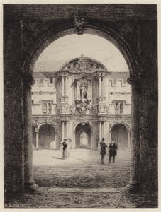 Brama Kolegium św. Jana autorstwa after Henri Toussaint