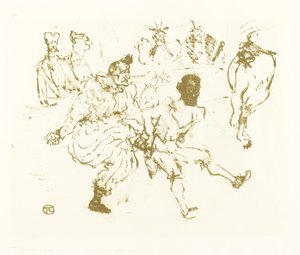 Footit i Chocolat (Footit et Chocolat) autorstwa after Henri de Toulouse Lautrec