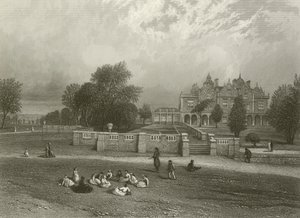 Aston Hall autorstwa Henry after Warren