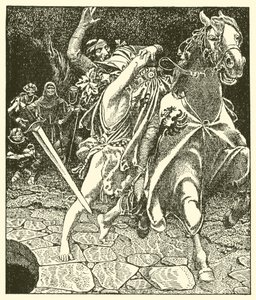 Sir Kay i leśny szaleniec