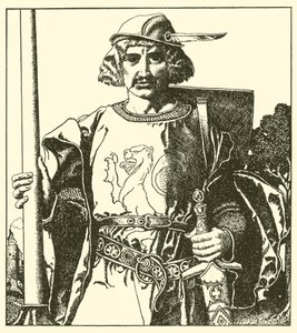 Sir Lionel z Wielkiej Brytanii autorstwa after Howard Pyle