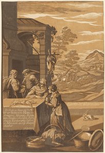 Nurkowie i Łazarz (lewy panel) autorstwa after Jacopo Bassano John Baptist Jackson