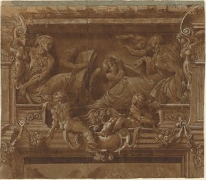 Prorok i Sybil autorstwa after Jacopo Zanguidi Italian 16th Century called Bertoia