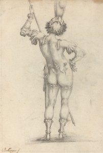 Postać stojąca [rekto] autorstwa after Jacques Bellange