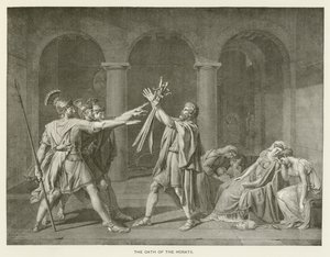 Przysięga Horatii autorstwa after Jacques Louis David