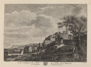 Widok na wzgórze? autorstwa after Jan van der Heyden Jeanne Deny