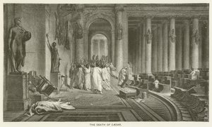 Śmierć Cezara autorstwa after Jean Leon Gerome