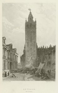 Sewilla, Giralda autorstwa after John Frederick Lewis