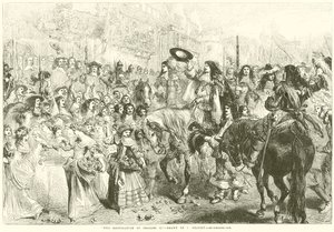 Restauracja Karola II autorstwa after John Gilbert