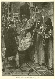 Pogrzeb króla Ethelberta autorstwa after John Henry Frederick Bacon
