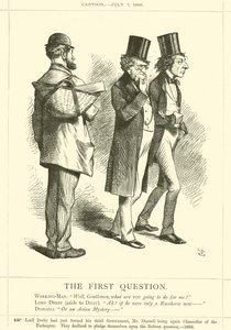 Pierwsze pytanie autorstwa after John Tenniel