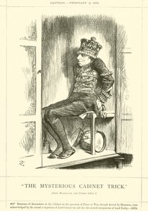 Tajemnicza sztuczka gabinetu autorstwa after John Tenniel