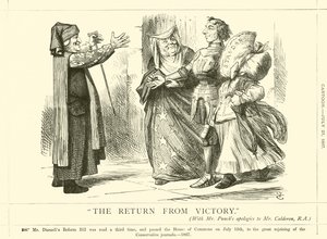 Powrót ze zwycięstwa autorstwa after John Tenniel