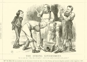 Silny rząd autorstwa after John Tenniel