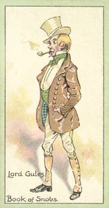 Lord Gules, Księga Snobów (chromolitho) autorstwa after Joseph Clayton Clarke