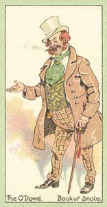 ODowd, Księga Snobów (chromolitho) autorstwa after Joseph Clayton Clarke
