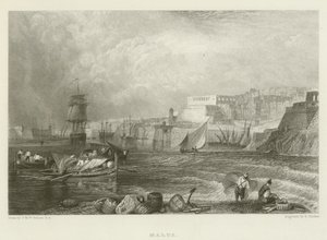 Malta autorstwa after Joseph Mallord William Turner