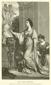 Lady Sarah Bunbury autorstwa after Joshua Reynolds