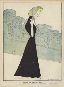 Madame De Latude (GYP), ilustracja do Le Rire