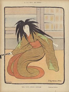 Sada Yacco, ilustracja do Le Rire