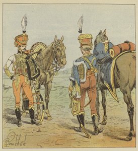 Aides-de-camp, generała majora, marszałka autorstwa after Louis Charles Bombled