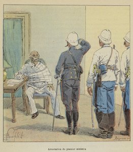 Aresztowanie premiera autorstwa after Louis Charles Bombled