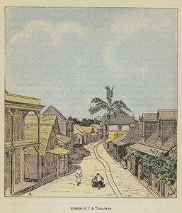 Aleja nr 1 a Tamatave autorstwa after Louis Charles Bombled