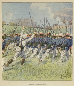 Walka dAntanamitarana autorstwa after Louis Charles Bombled