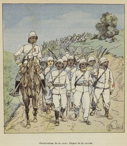 Budowa drogi, Początek prac autorstwa after Louis Charles Bombled