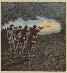 Pomocna dłoń kapitana Chabrillata w Santilly autorstwa after Louis Charles Bombled