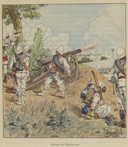 Obrona Carasaotry autorstwa after Louis Charles Bombled