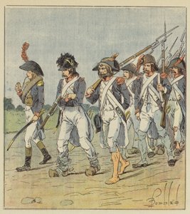 Denument de larmee dItalie autorstwa after Louis Charles Bombled