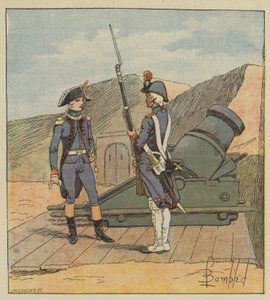 W 1787 Napoleon wstąpił do pułku La Fere