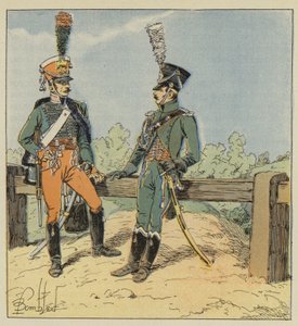 Gwardia Cesarska, Gwardia Honorowa, 1813-1814, Żandarm Porządny, 1806-1807 autorstwa after Louis Charles Bombled