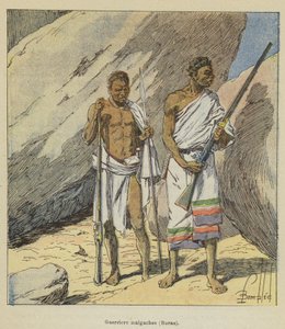Madagaskaru Wojownicy, Baras autorstwa after Louis Charles Bombled
