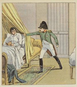 Widziałem ramię otwierające moją zasłonę z autorytetem autorstwa after Louis Charles Bombled