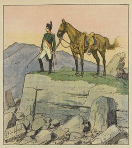 Cesarz w środku ruin autorstwa after Louis Charles Bombled