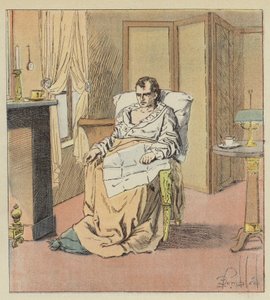 Bardzo niedysponowany cesarz autorstwa after Louis Charles Bombled
