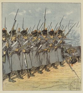 Dzielna młodość, którą dowodzi, nadrabia wszystko autorstwa after Louis Charles Bombled