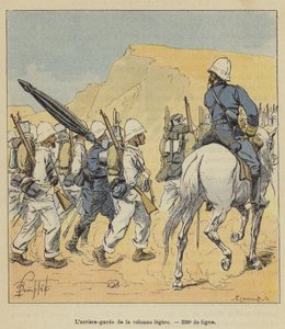 Tylna osłona kolumny świetlnej, linia 200 autorstwa after Louis Charles Bombled
