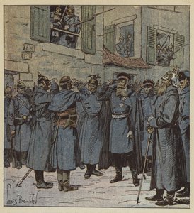 Kapitan Pendezec i generał Treskow autorstwa after Louis Charles Bombled