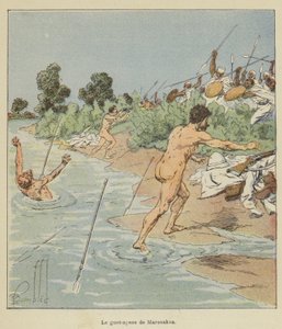 zasadzka Marosakoa autorstwa after Louis Charles Bombled
