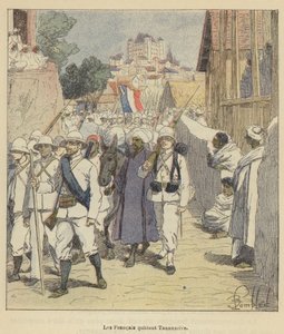 Francuzi opuszczają Antananarywa autorstwa after Louis Charles Bombled
