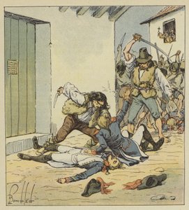 Masakra Francuzów w Weronie autorstwa after Louis Charles Bombled